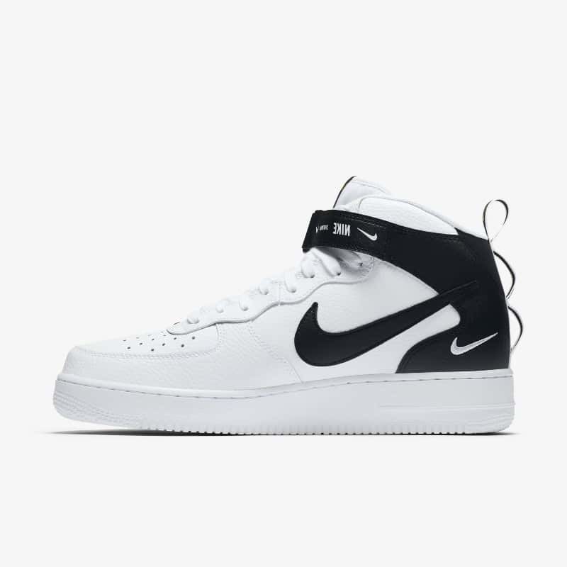 Nike air force 1 mid sale utility white black